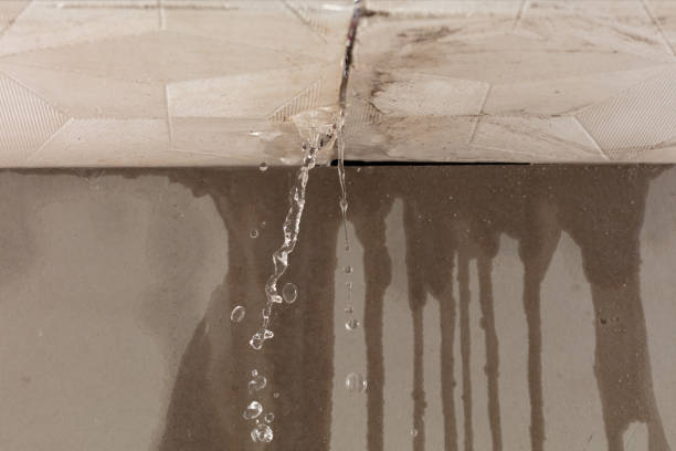 Professional Sewage Cleanup technician working in Plymouth, NH